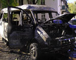 ''Газель'' взорвалась, квартира сгорела, а автомобиль подожгли