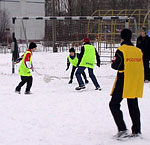 Начинается мини-футбол на снегу в Тольятти – ждем только снега
