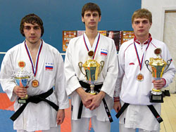 Слева направо: Мамедяров, Мазуров, Синявский