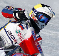 Первый этап чемпионата России по мотогонкам на льду завершился победой ''Мега-Лады''