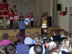 В одной из школ Тольятти выступили юные инспектора