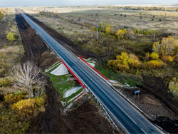 В Самарской области обновили более 16 км региональной дороги "Самара – Оренбург" – Алексеевка