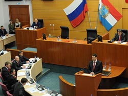 Владимир Артяков поздравил депутатов Самарской губернской думы нового созыва с началом работы