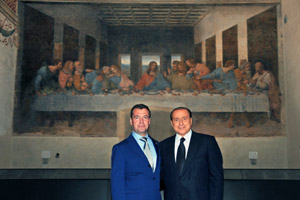 Визит Дмитрия Медведева в Италию закончился скандалом  