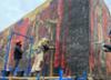 В Тольятти продолжается процесс восстановления стелы-панно "Радость труда" , vk.com/gorod_togliatti