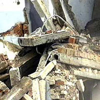 В Красноярском крае взрыв газа обрушил несколько этажей жилого дома  