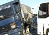 В Жигулевске столкнулись пассажирский автобус и грузовик 