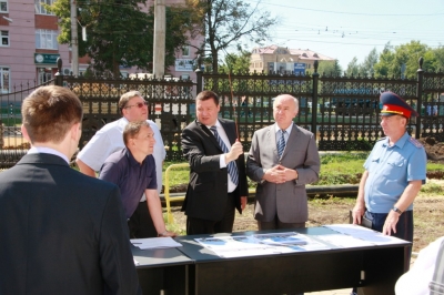 Глава Республики Мордовия Н.И.Меркушкин провел рабочее совещание по благоустройству и реконструкции комплекса зданий МВД
